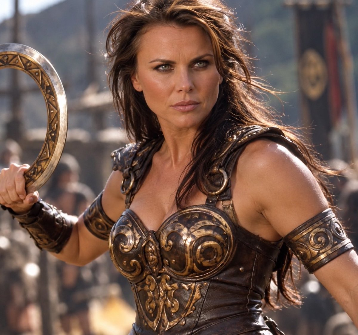amazingmg2's tweet photo. @laralogan @GoingRoguewLara @GregMcCabeJr Lara Logan, Warrior Princess. Tell me this casting doesn’t work. https://t.co/fa04LxYcnU