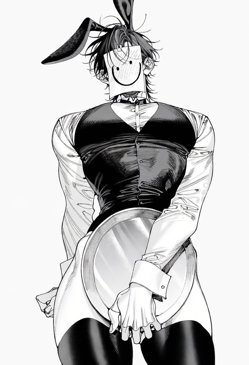 Un_jin_OAOa's tweet photo. 바니 웨이터 Prompt

bunny waiter outfit, tall black rabbit ears, white shirt collar, small black bow tie, fitted black vest, white wrist cuffs, black thigh-high stockings,  standing with a startled embarrassed expression, flushed cheeks, slightly tense posture,  holding a large round silver serving tray firmly with one hand, fingers visibly gripping the edge of the tray, arm lowered naturally in front of the body,  serving tray held vertically directly in front of the pelvis, completely covering the crotch and groin area from the camera, tray clearly supported by the character's hand,  other hand resting awkwardly near the hip,  long rabbit ears rising above the head, one ear slightly bent,  slightly low angle view, three quarter body composition, character filling most of the frame, tray and gripping hand clearly visible,  simple pale background,  playful embarrassing bunny waiter situation, cheeky comedic atmosphere,