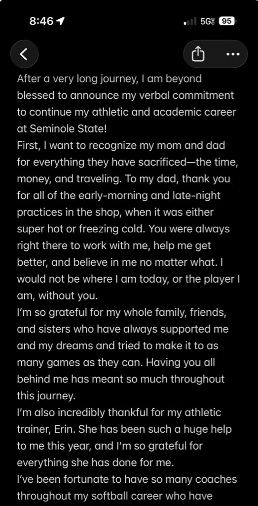 Devyn20571129's tweet photo. Go Trojans!💙❤️ #softballcommit @Seminole_State @TGA_Turner @TGASciara @topgun_skim @ChicksSoftball @CWYounce @tiffany_younce https://t.co/vzg3SPUSy7