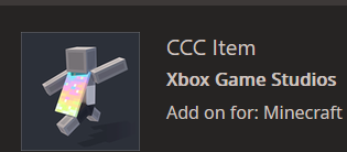 CatWithPrepTime's tweet photo. why is the new #minecraft cape called CCC item? https://t.co/jDi3SLdZDu