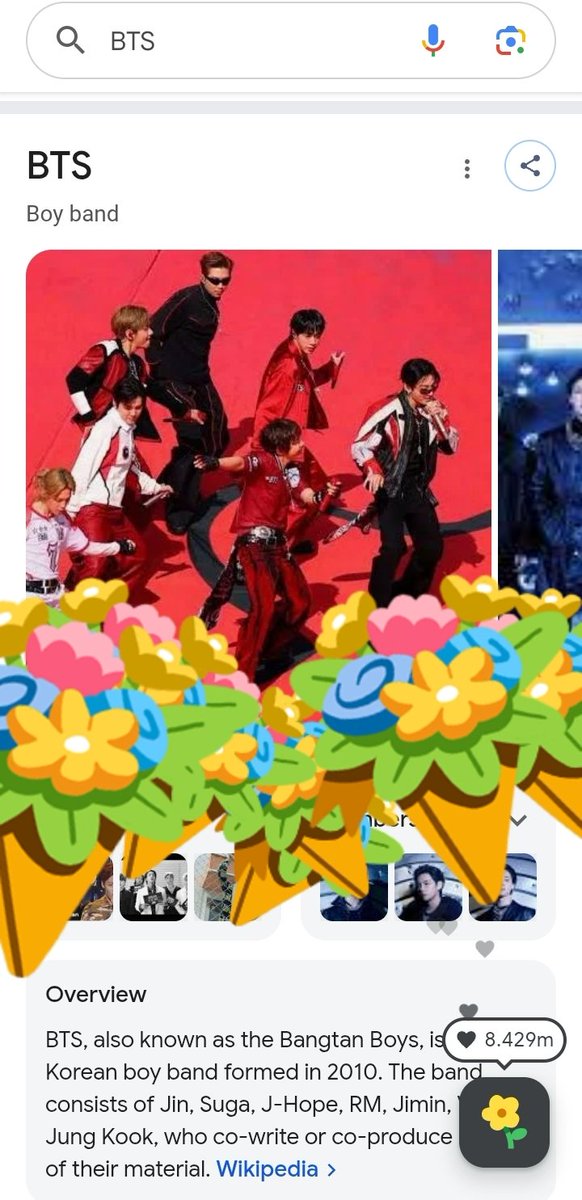 BTSWayAhead's tweet photo. when you search BTS on Google &amp; a trophy will show up adding "Won 3 Awards at the 2026 video Music Award" &amp; flowers as well.🫲🏻😭🫱🏻

I vote for #ARIASBTS at the 2026 ARIA Music Awards. https://t.co/7qSX2j6QHK