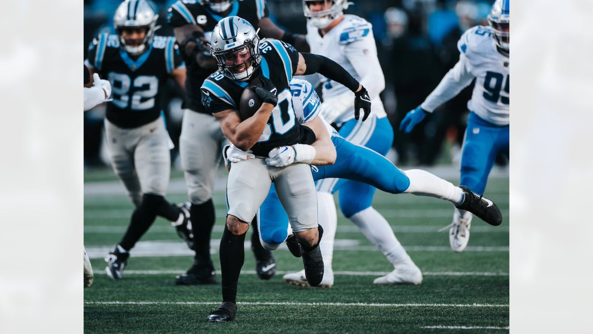 TalonHIFL's tweet photo. We just saw Case friggin' Keenum dominate the Eagles.  

We can win with Lee and Evans on the boundaries.

Detroit has injuries too.   Detroit has flaws too.

When Coach Wilks took over after we fired Matt Fool, we were supposed to job to the Lions on Christmas eve and we put the boots to them with D'onte Foreman rushing for 165 yards and Chuba adding 125 and Jared Goff complained about how hard our turf was.  

So lets make sure he tastes that turf a few times this week!

Its the Panthers, you know the highs are high and the lows are LOW.  

The season is young.   We Keep Pounding.