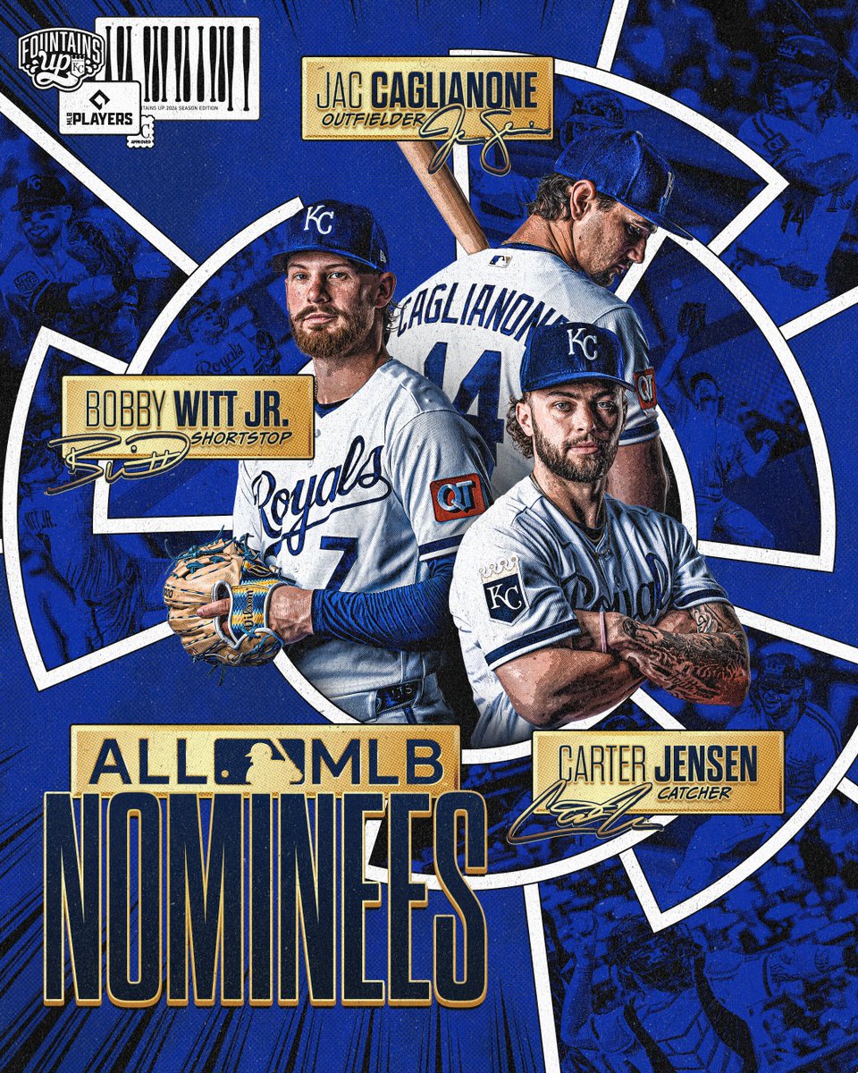 Royals's tweet photo. 2026 All-MLB voting is now open!

Cast your votes for Bobby, Carter, and Jac by October 9!

Vote now: https://t.co/2RdBjrRyRT https://t.co/h2mt5cBr6s
