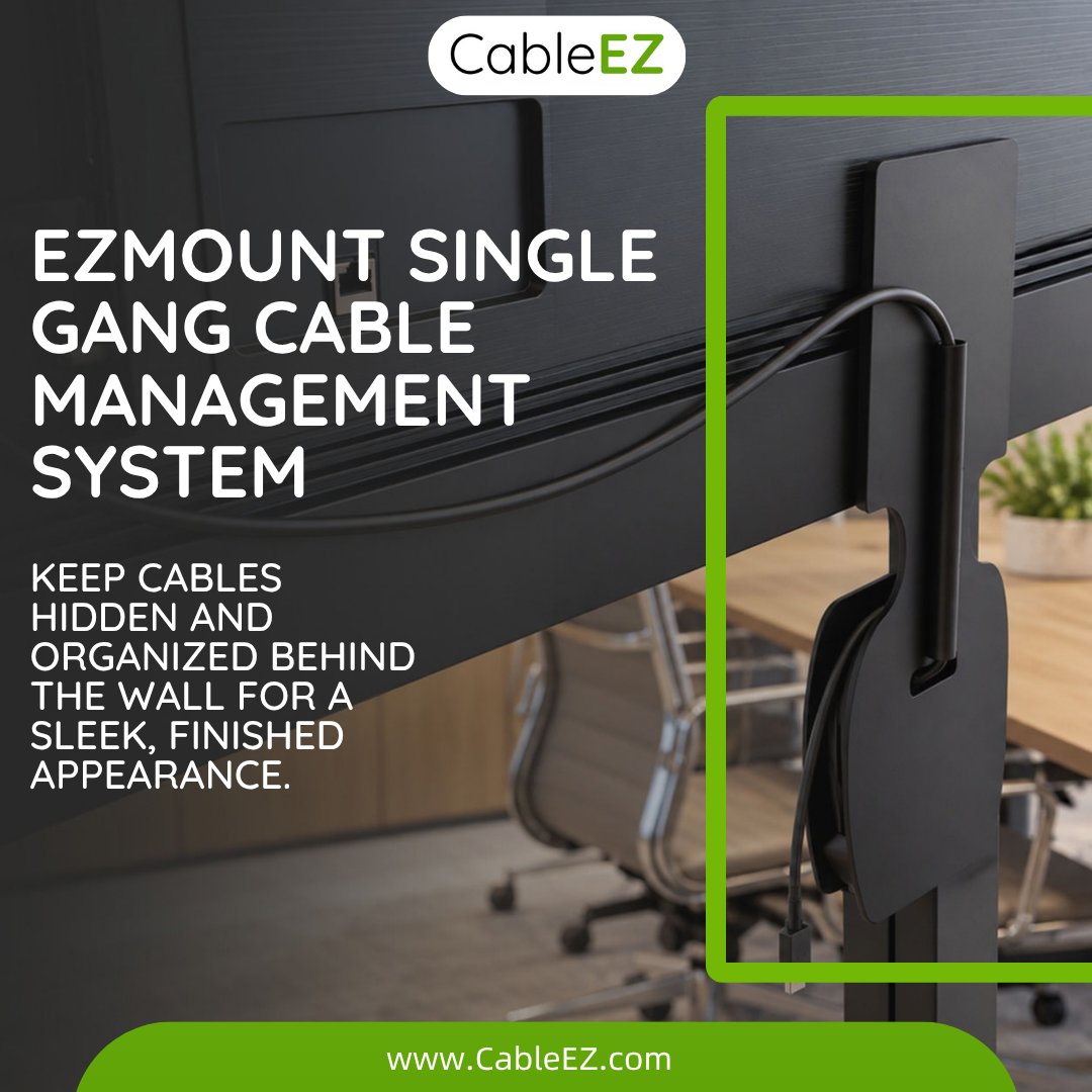 CableEZ's tweet photo. A smarter way to secure display connections. CableEZ EZMount provides durable, tool-free installation for cleaner, more reliable AV setups. https://t.co/5yXELL0jbj
#CableEZ #AVIntegration #CommercialAV #ClassroomAV #MeetingRooms #DisplaySolutions #ProAV https://t.co/OXtFiXOpTa