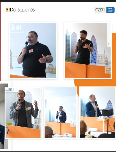 dotsquares's tweet photo. Last week, we brought together an inspiring mix of people, ideas and conversations at Scale Smarter with Dotsquares × Zoho. 

From insightful client stories and discussions around AI to new connections and plenty of great conversations, it was an afternoon packed with energy and inspiration.

A big thank you to everyone who joined us and helped make the event such a success. Here’s a little look back at the day. 

#ScaleSmarter #Dotsquares #Zoho #AI #BusinessGrowth #DigitalTransformation #Networking #UKBusiness #B2B #TechEvents