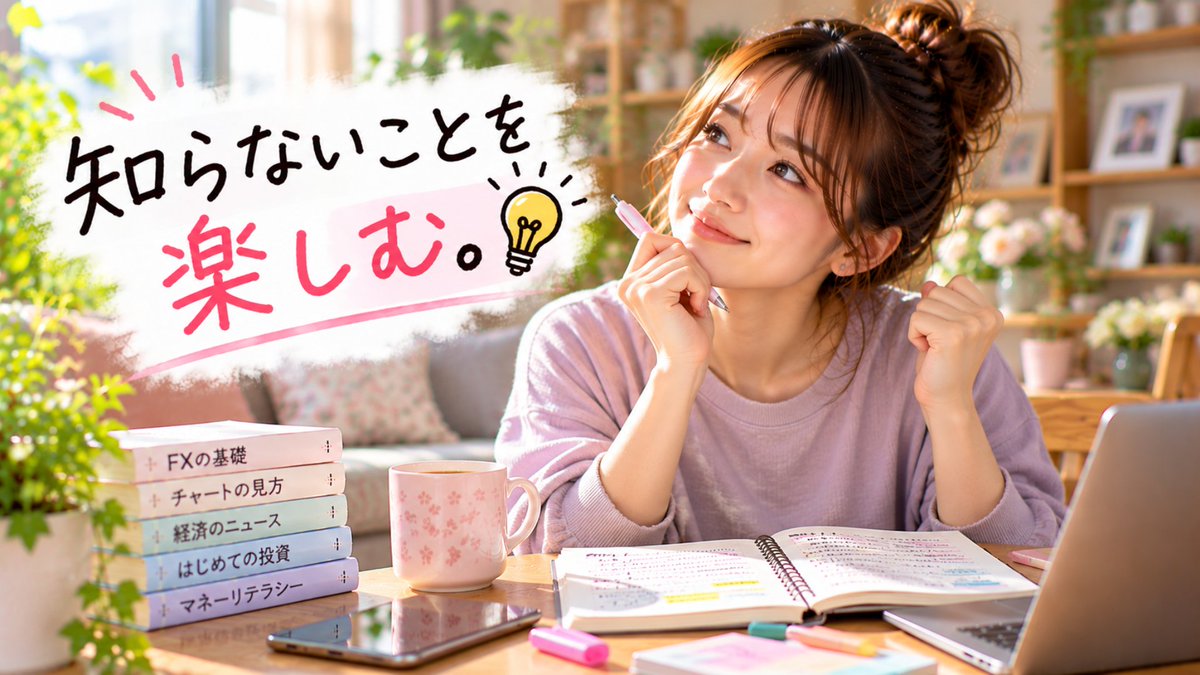 Ayumi_mama_fx's tweet photo. 【知らないことを楽しむ】

以前は知らないことがあると、
ちょっと不安でした。

今は、

「これ何だろう？」

と思うことが、少し楽しい😊

知るたびに世界が広がる感じ。

まだまだ初心者だけど、
この感覚は大切にしたいです🌸 https://t.co/cUMT2GfQcx