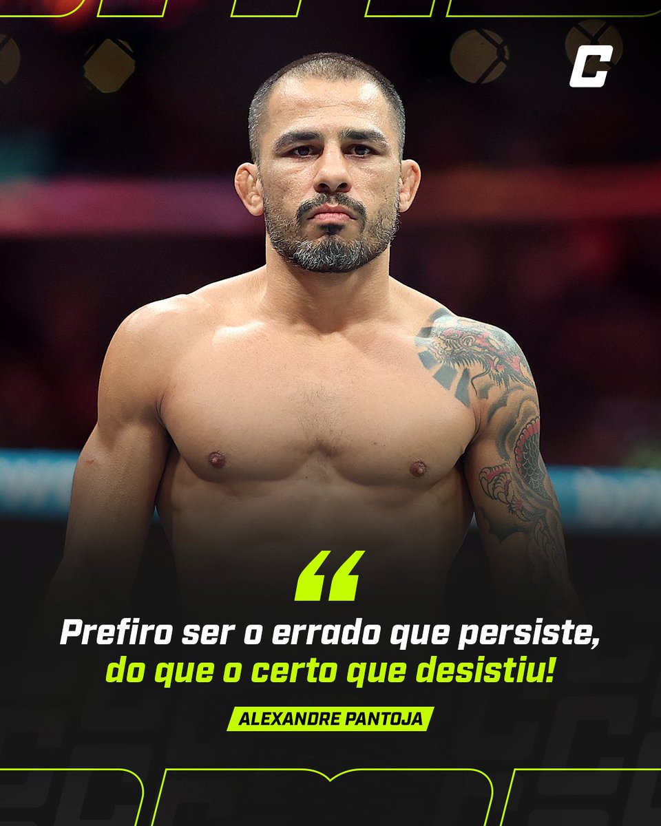 combate's tweet photo. PERSISTIR TAMBÉM É PARTE DA LUTA! 🥊🔥
Pantoja resumiu em uma frase a mentalidade de quem não abandona o caminho diante das dificuldades. Dentro ou fora do cage, para o lutador, continuar tentando também faz parte da construção de uma vitória.
📸 Getty images
#FightNoCombate https://t.co/X36Z94pJyu