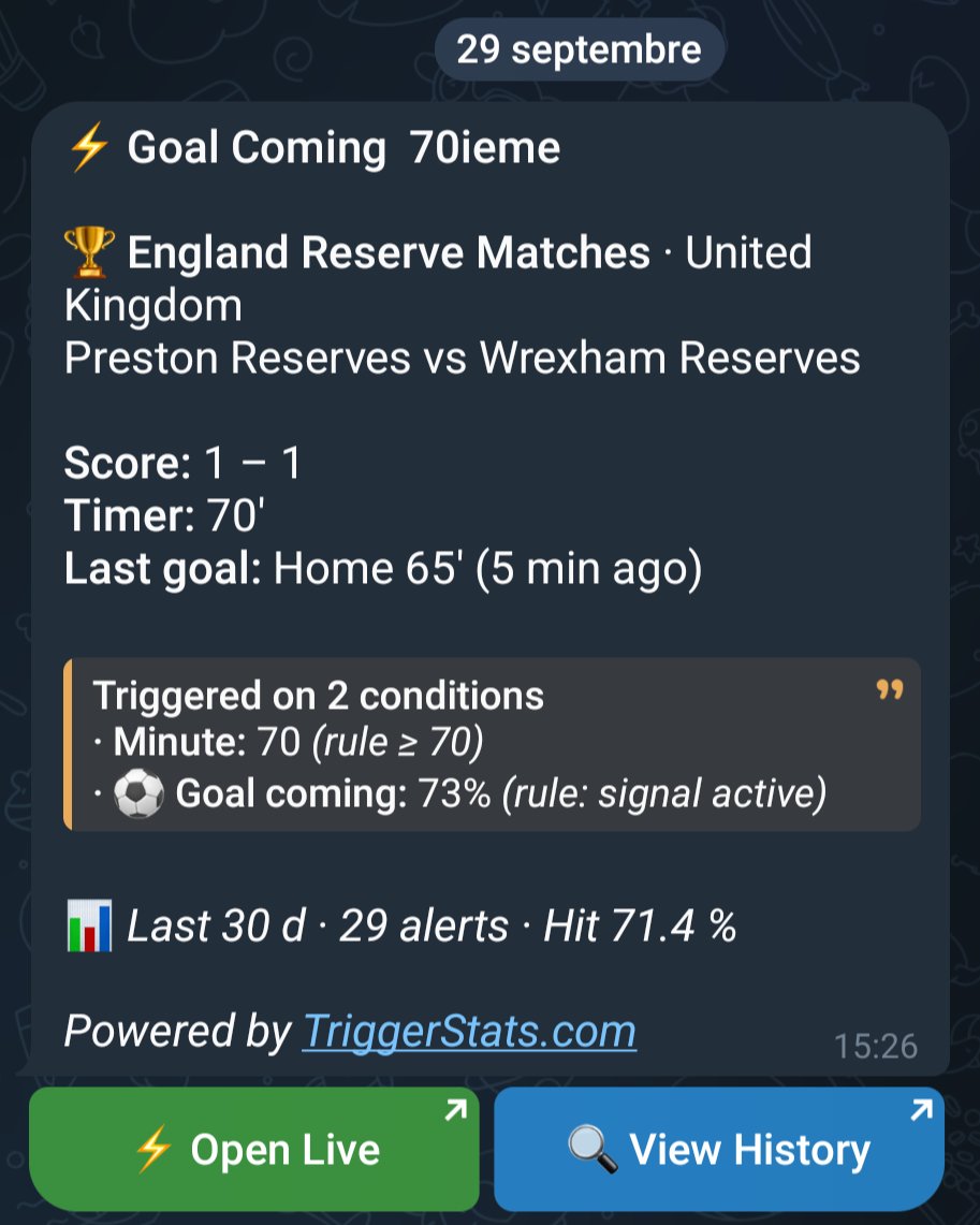 TriggerStats tweet picture
