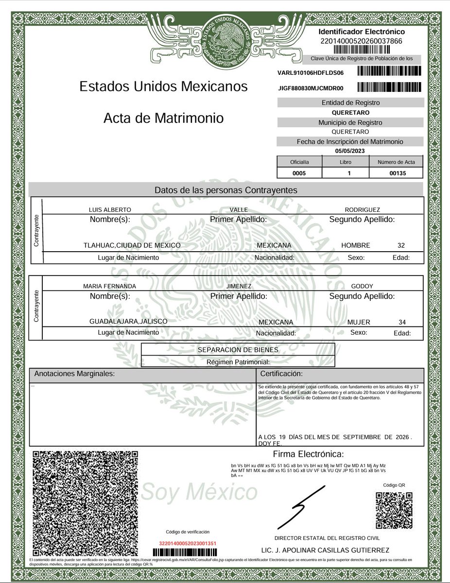 MiguelMezaC's tweet photo. Logramos dar con la identidad del "fiscal de huachicol", cuya ayuda para obtener impunidad fue ofrecida al Rey del Huachicol por @gabyjimenezmx.

Los familiares de Gaby incluso borraron sus redes sociales para intentar ocultar el rastro.

En anteriores publicaciones de los "WhatsApps del Huachicol",  mostramos que, a través de la senadora Olga Sosa, Gaby Jiménez ofreció ayudar a Sergio Carmona, el Rey del Huachicol, a obtener impunidad:

"Dice G que el papá de su cuñado, es el fiscal anti huachicol, que lo que se te ofrezca, lo que sea, que le nos digas. Que sabe que no hay nada, pero que cualquier cosa, por favor le digas".

Tras la publicación, Gaby Jiménez envió una carta de derecho de réplica a @azucenau y negó los hechos. 

Sin embargo, en @narcopoliticos_ logramos probar que, tal como dicen los WhatsApps, la diputada efectivamente está emparentada con el "fiscal de huachicol" en funciones cuando la red de Sergio Carmona financió a Morena. 

Gabriela Jiménez es hermana de Fernanda Jiménez Godoy, pareja de Luis Alberto Valle Rodríguez desde antes de 2021 y casados en 2023. 

Luis Alberto Valle es hijo de Alberto Antonio Valle Gay, encargado de investigar el robo de hidrocarburos en 2021.

En ese momento, Alberto Antonio se desempeñaba como titular de la Unidad Especializada en Investigación de Asalto y Robo de Vehículos (UEIARV) de la Subprocuraduría Especializada en Investigación de Delincuencia Organizada (SEIDO).

Según el Reglamento de la entonces PGR, la UEIARV era la Unidad encargada de "Ejercer las atribuciones [del Ministerio Público] (...) en materia de hidrocarburos".

Actas de nacimiento y matrimonio, así como expedientes judiciales obtenidos por Narcopolíticos, demuestran la relación familiar de Gaby Jiménez con el entonces "fiscal de huachicol".

A partir de las publicaciones de los WhatsApps del Huachicol, la hermana y el cuñado de la diputada Gaby Jiménez borraron sus redes sociales. Sin embargo, Narcopolíticos logró preservar una captura de pantalla de sus perfiles antes de que fueran eliminados.