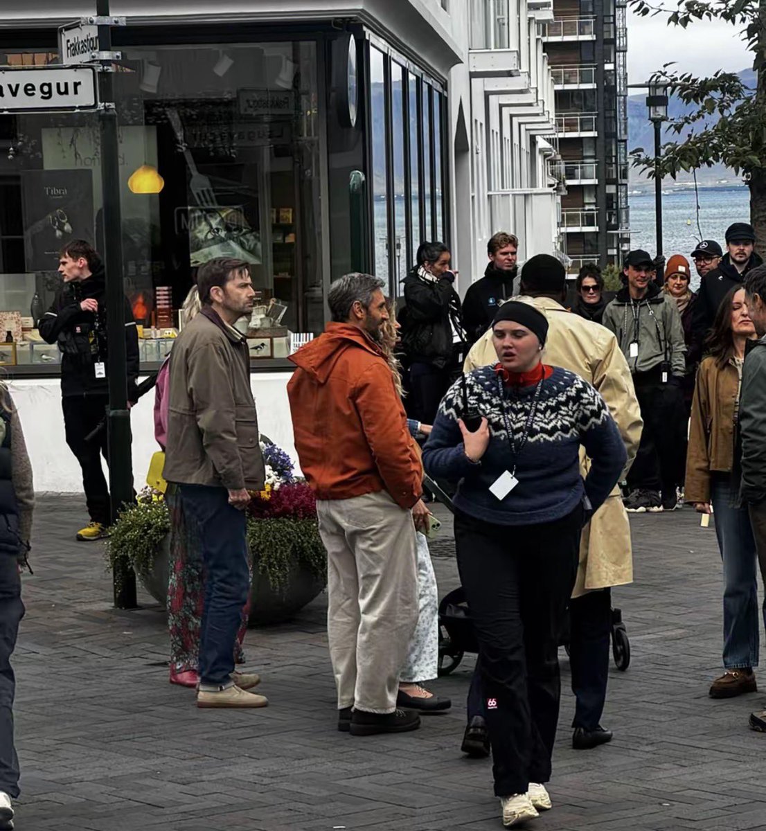 DavidTupdates's tweet photo. New picture of David filming The Four Seasons in Reykjavík via wwwop_ley on TikTok. https://t.co/xfmUbZ6Ql9