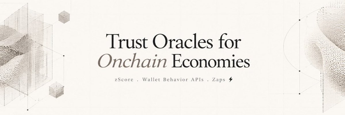 __Vik_tor's tweet photo. One thing I find interesting about @zerufinance is how it turns wallet activity into usable onchain trust.

Instead of treating every wallet like a complete unknown, Zeru provides trust oracles that can help applications understand activity and make better decisions around users.

One example is Zaps, where these trust signals can power activity markets.

But the bigger utility goes beyond markets.

Zeru also provides wallet screening APIs that can be used for AML checks, credit assessment, and access control.

And with zScore now live on etherscan, wallet reputation becomes something protocols can actually reference when evaluating onchain addresses.