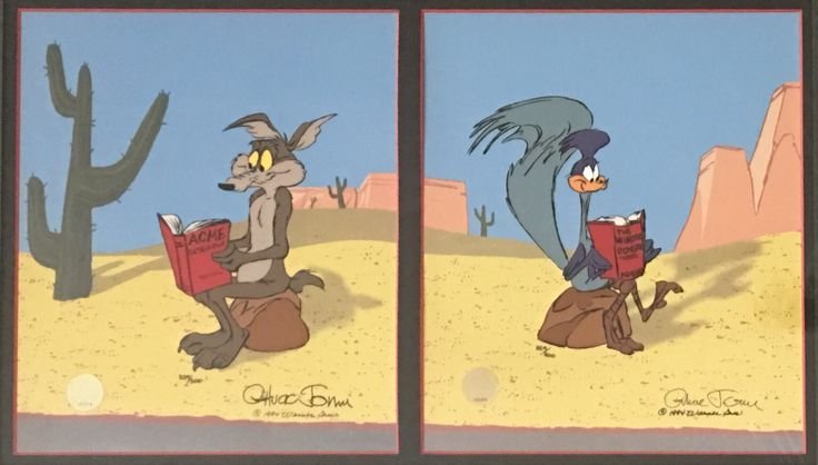 BeetleBiscuits's tweet photo. finally roadrunner has his own book, he can stop being nosy https://t.co/UkEHPAWkzJ