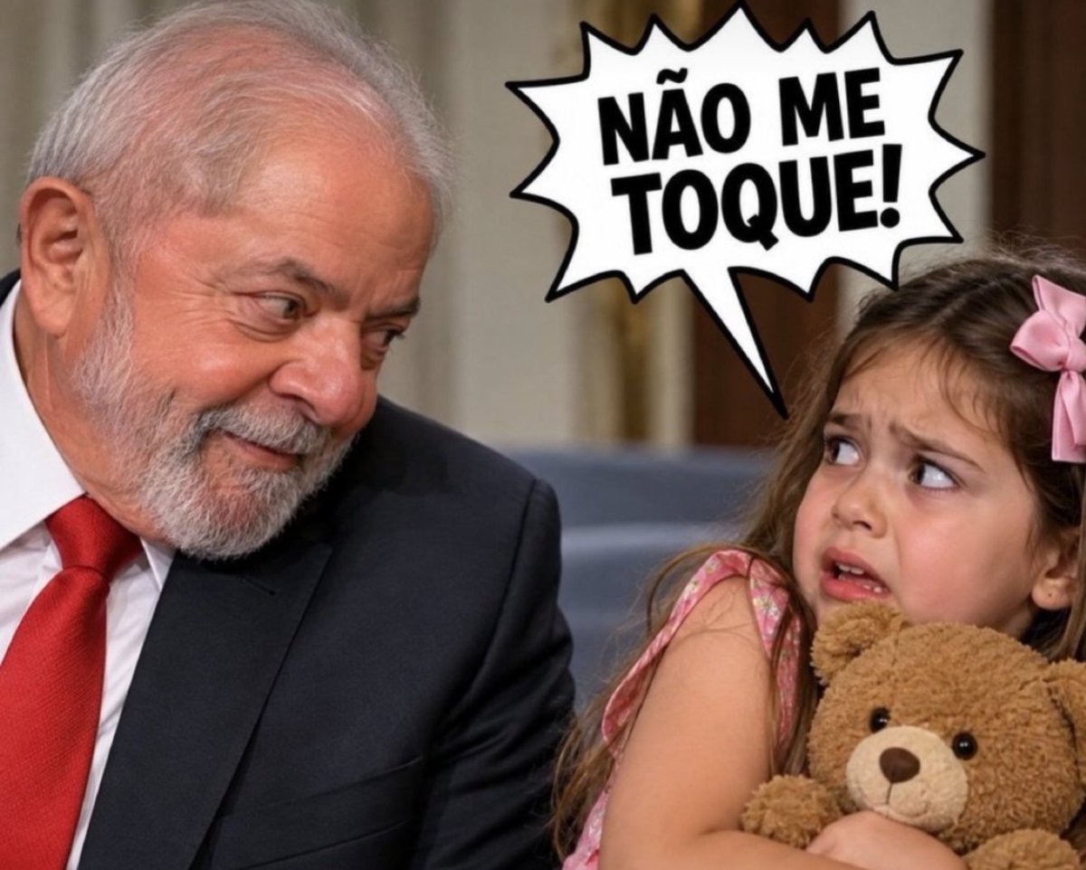 RenataDerib's tweet photo. @Estadao @XTexas38 LULA NÃO TOQUE NAS CRIANÇAS https://t.co/o7nxYGzKM1