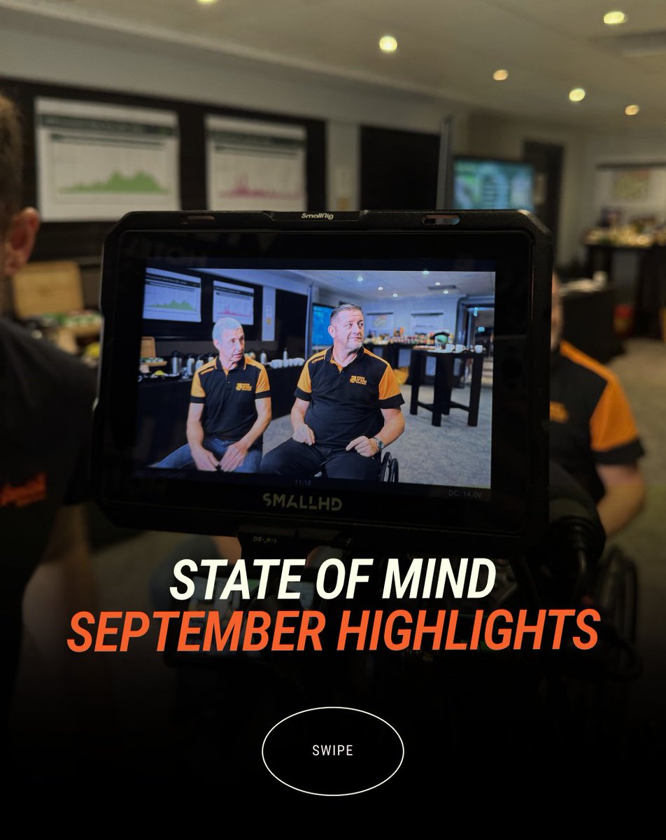 stateofmindsprt's tweet photo. Swipe through to see a few of our favourite highlights from this month!
Our team has been busy travelling across the UK, delivering Mental Fitness Workshops and filming something we cannot wait to share! π₯
Weβre looking forward to another month of impact! π #STATEOFMIND https://t.co/uSAnLtA8qj