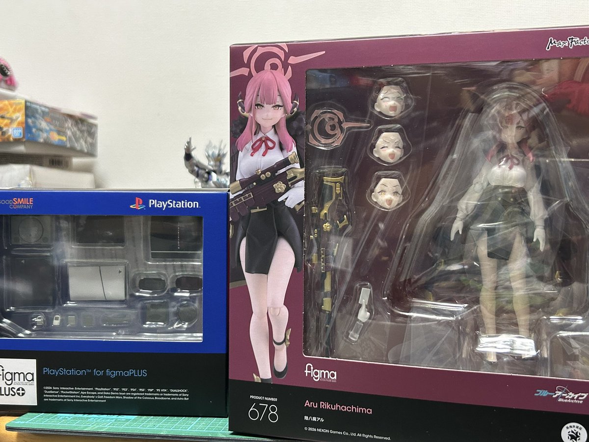 HGUC_SUYAPI's tweet photo. figma陸八魔アル、プレイバリューが高すぎる
figma+のプレステも届いたし今週末は久しぶりにフィギュアで遊ぶのもいいかもしれない https://t.co/sUFT4kq83w