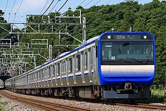nemmumizawa's tweet photo. 内房線、名前がローカル線すぎるんだよな

実際はこいつが走ってるというのに https://t.co/PXY3EDjRBB