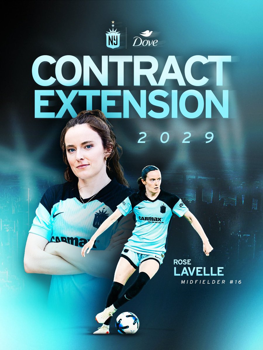 GothamFC's tweet photo. ROSE IS STAYING HOME. 🗽🌹

In partnership with @Dove, #GothamFC have re-signed Midfielder @roselavelle through the 2029 @NWSL season.

#KeepHerConfident

Read more: https://t.co/IimN7ro3Dx https://t.co/Yn7X5MLp6C