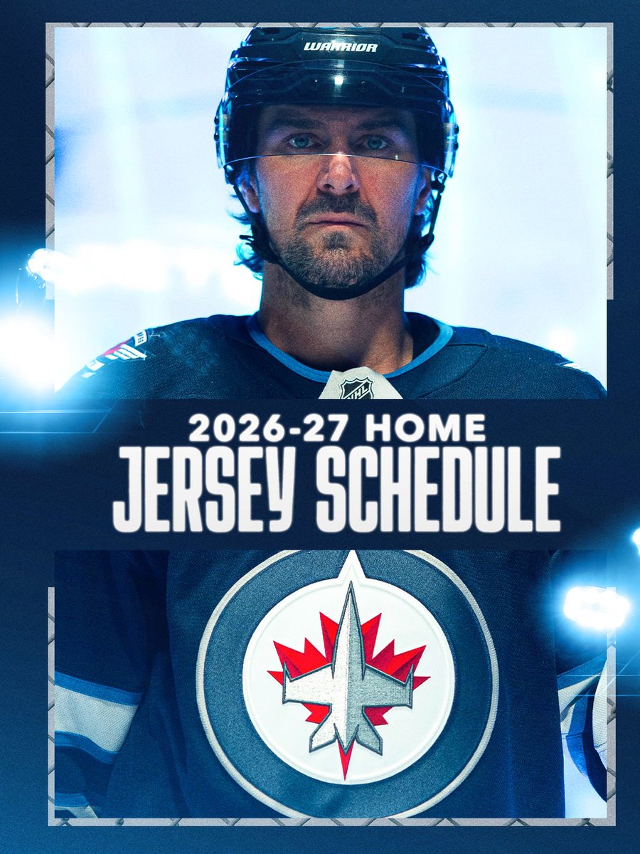 NHLJets's tweet photo. Home jersey schedule just dropped 🫳 https://t.co/RPvAa5GIsY