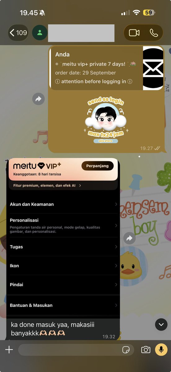 movrsel's tweet photo. alhamdulillah.. untuk rezeki hari ini.. terima kasih untuk customer meitu antusiasnya.. yang masih need meitu private vip biasa dan vip+ aku masih ready banyaak ya guys.. start 10rb aja 😍 no tipu tipu ya🤙🏼 RIL NO SKEM SKEM 🤙🏼
#zonauang https://t.co/0bbjoj3bT7