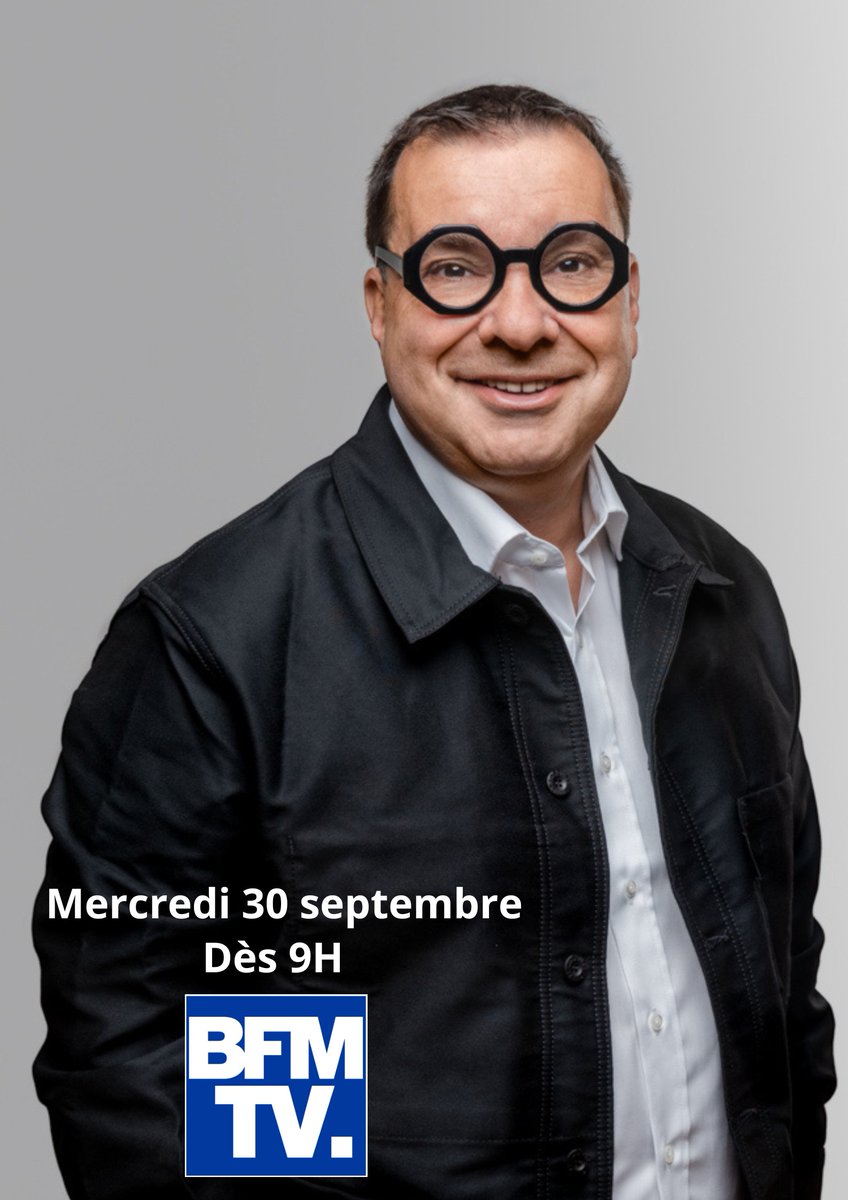 RichardRamos_45's tweet photo. Retrouvez-moi ce mercredi 30 septembre à 9H sur @BFMTV dans le 9 à 10 d'Apolline de Malherbe, pour évoquer toute l'actualité politique !
#BFMTV #politique @MoDem https://t.co/Qj1G0nFYG8