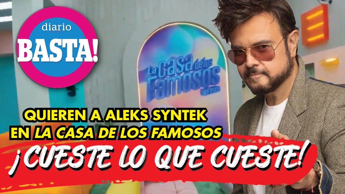 Kaffievillano's tweet photo. Televisa quiere a #AleksSyntek en 'La Casa de los Famosos' ¡cue$te lo
que cue$te! 

https://t.co/oyzPMzzfDY https://t.co/yMJrbghWSQ