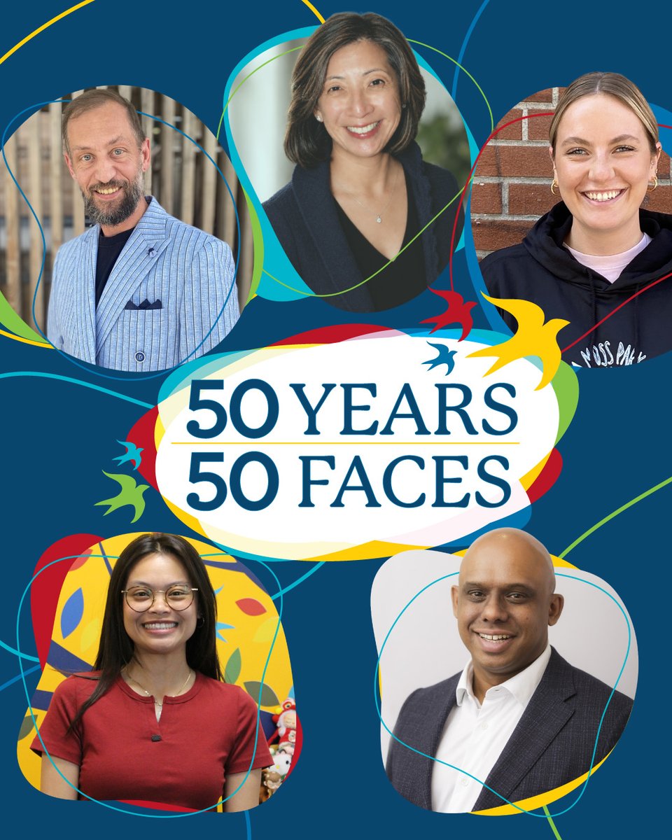 SRiverdaleCHC's tweet photo. In celebration of our 50th anniversary, and in recognition of Community Health and Wellbeing Month beginning this Thursday, we’re sharing the next set of our 50 Years, 50 Faces profiles — shining a light on some of the amazing people who make our community what it is.

For 50 years, SRCHC has been built on the belief that care is about more than health. It’s about connection, belonging, and community — and the people who show up for one another in ways both big and small.

Today meet harm reduction advocate Jason Miles, family physician Dr. Catherine Yu, nursing student Hanna Müller, reception team staff Idy Lee, and CAMH Chief Medical Officer Sanjeev Sockalingam. Read their stories here:  https://t.co/bOsVe4Lk8a 

#DreamingForward ☁️➡️