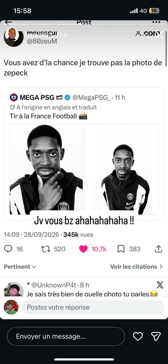 80zeuM's tweet photo. Ça vaut plus qu’un ballon d’or pour moi, UN BON DÉJEUNER NER-NER-NER-NER-NER https://t.co/64g70MRmCK