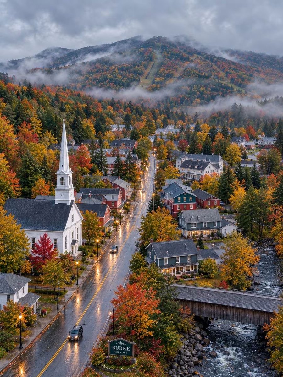 PrettyCitiesX's tweet photo. Vermont USA 🇺🇲 https://t.co/lFOyvED814
