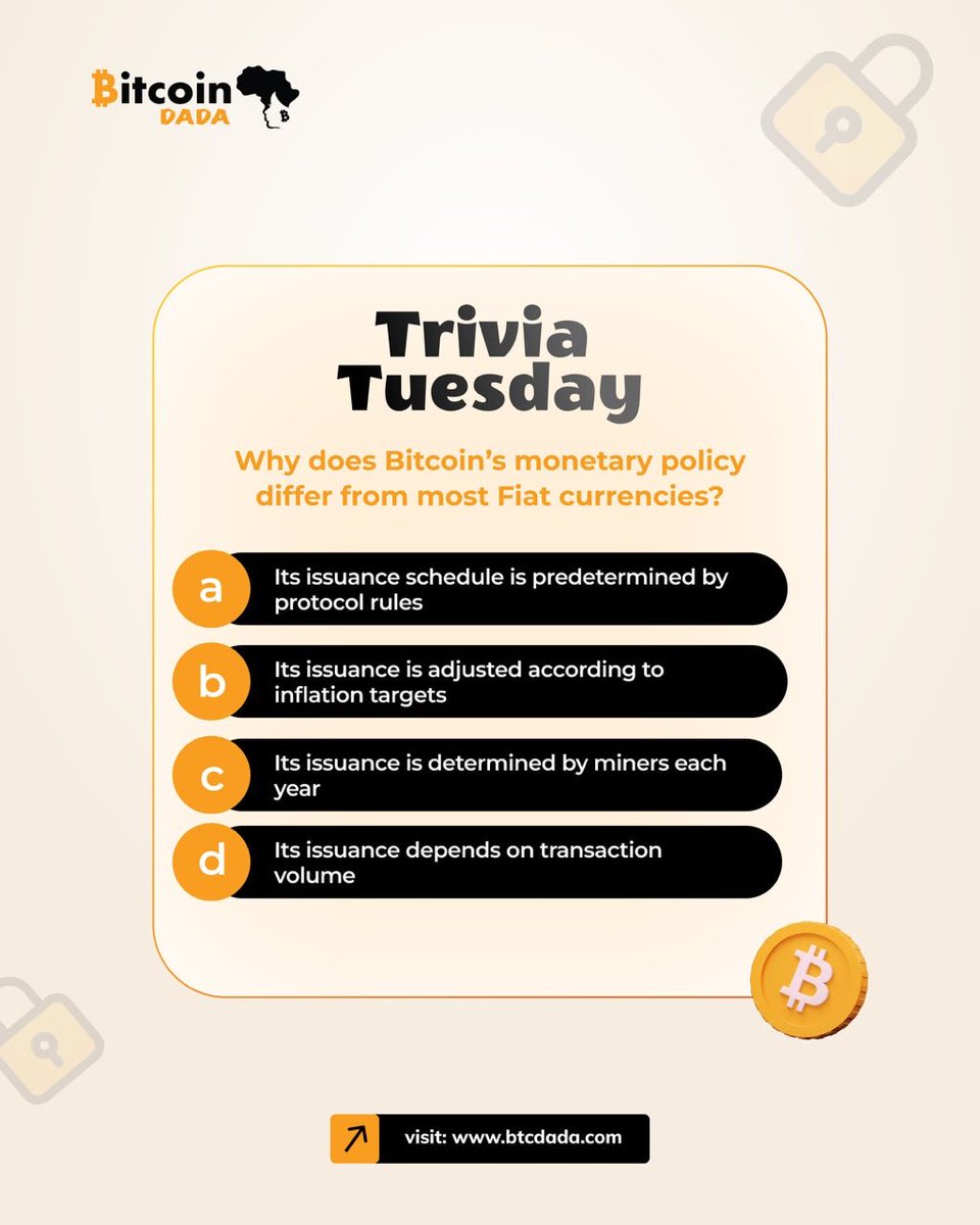 btc_dada's tweet photo. It’s another exciting Trivia Tuesday episode!
Devs, What is the primary role of a Bitcoin node?
Let’s see your answers in the comments below!
#DadaDevs #TriviaTuesday #OpenSource #BitcoinDevelopment #Developers https://t.co/Ks4nG5dPfL
