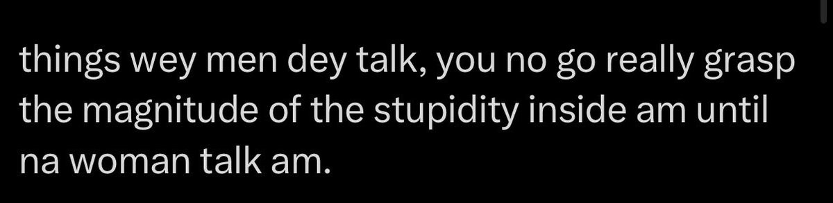 Osunwede's tweet photo. E don dey clear for everybody eye small small abi, tomorrow I no wan hear “you can love your wife and still cheat on her” “men are polygamous in nature” https://t.co/JGYAwEqCrm