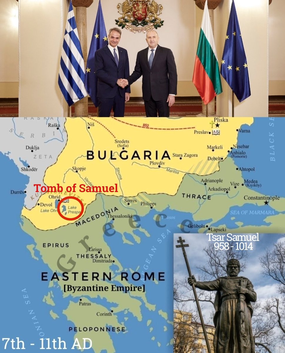 greece_northern's tweet photo. BREAKING 📢

Greece 🇬🇷 &amp; Bulgaria 🇧🇬 Reach Historic Agreement

The famous ruler of the medieval Bulgarian Empire, known for his extensive conquests and his rivalry with Emperor Basil II, will return home

Bulgaria will return artifacts looted by the Bulgarian army during WWII https://t.co/cEDFAJ64EF