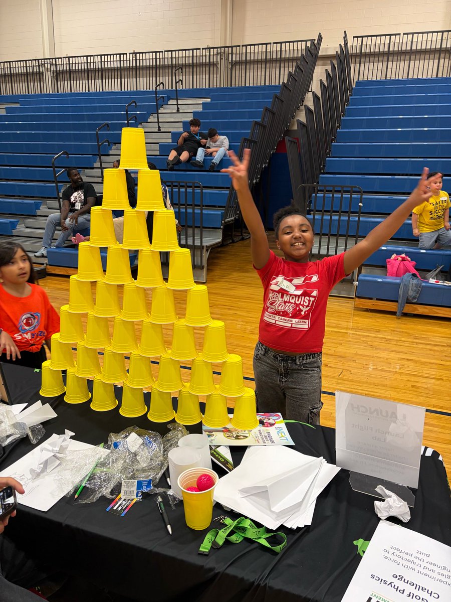 HolmquistES's tweet photo. STEMergize Expo was a success! 🚀🤖 Our Hummingbirds built, coded, engineered, collaborated, problem-solved, and had FUN exploring all things STEM! 💡🧪💻 #HummingbirdsFLY #STEMScholars #DoNothingAverage @AliefScience @AliefTech @SK4DL @MrChavezTeaches @DrCandus @jacobskarend https://t.co/Xtt7EO53Al