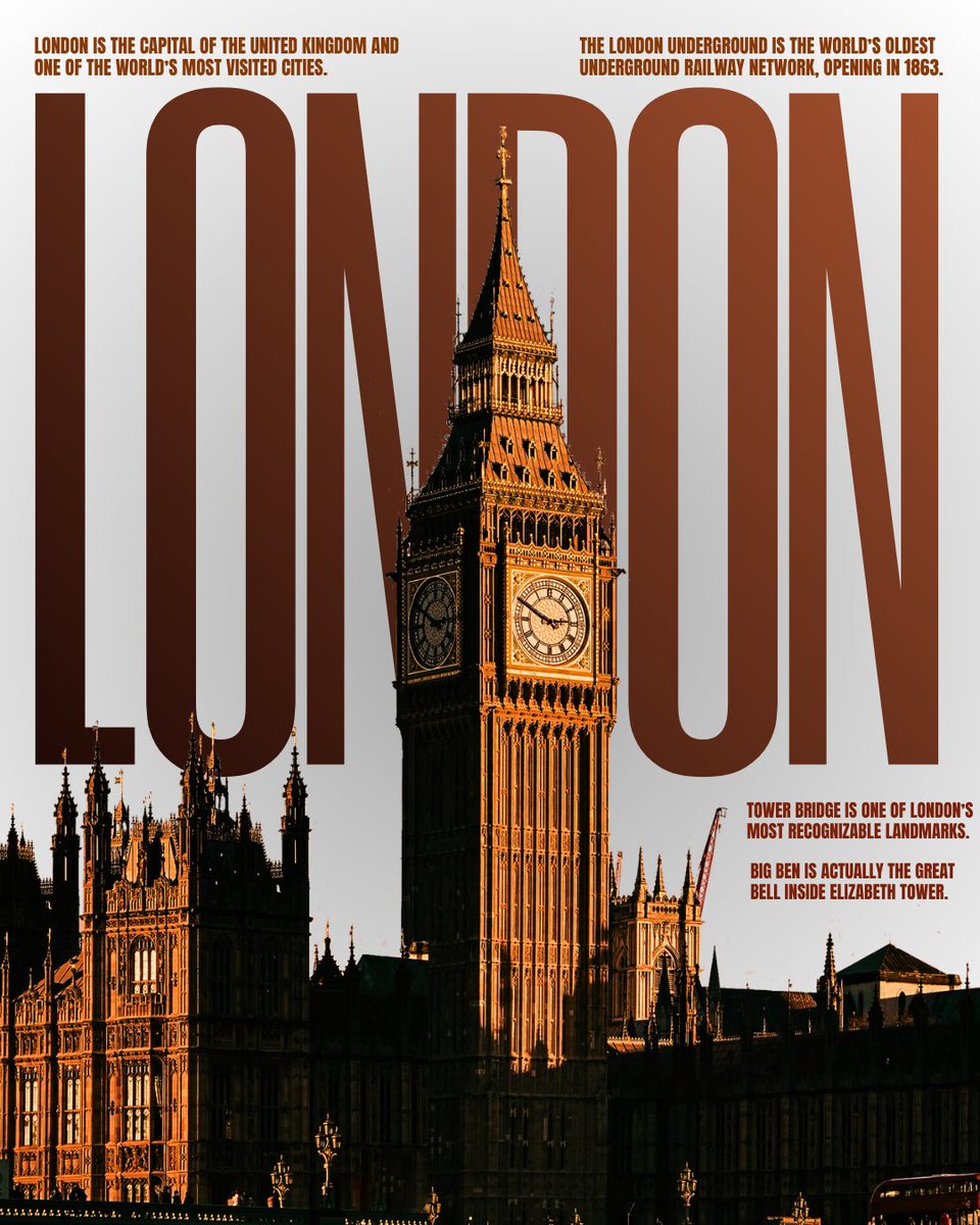 traveloflights's tweet photo. 🇬🇧 You haven’t really met London until Big Ben is on your horizon. 

Historic streets. Iconic architecture. That unmistakable London energy.

There’s the Underground—connecting the city since 1863. 

London doesn’t just have history.

#London #Traveloflights #UKTravel https://t.co/iDeOh5uqtF