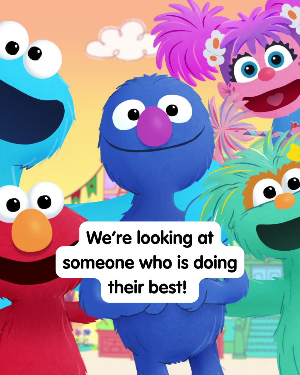 sesamestreet's tweet photo. Keep up the good work! ❤️ https://t.co/CCKdoswiSp