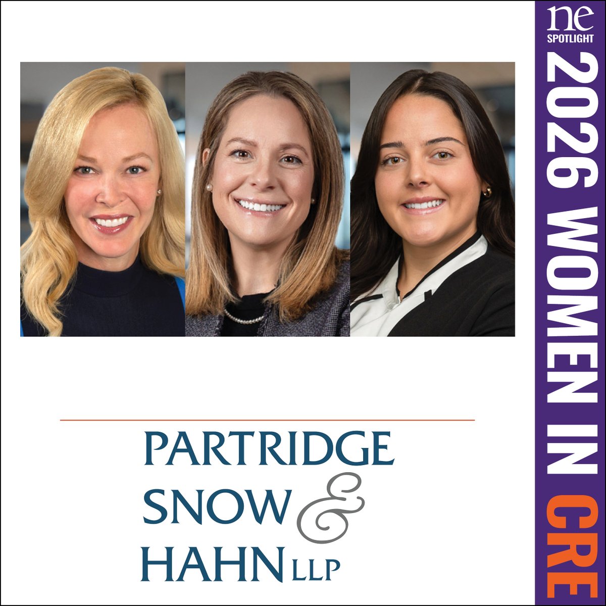 NEREJ's tweet photo. 2026 Women in CRE: Featured Company - Partridge Snow & Hahn - Read More here: https://t.co/RAFqJBtGdL #NEREJ #commercialrealestate #WiCRE @PSHlaw https://t.co/GfEDaEXs9C