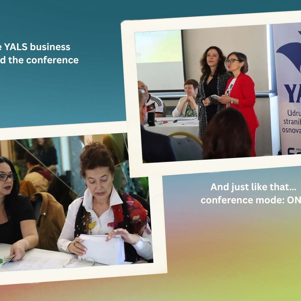 Eaquals's tweet photo. Every association has the work nobody sees.
For #YALS, a lot of it happens thanks to Marija Pejatović, Mirjana Grandov Lacić & Sofija Ljiljak-Vukajlović.
3 women. Plenty to organise. A lot to keep moving 👀
This #CaptureTheMoment is their behind-the-scenes moment.
#Eaquals https://t.co/85vrKmIvB8