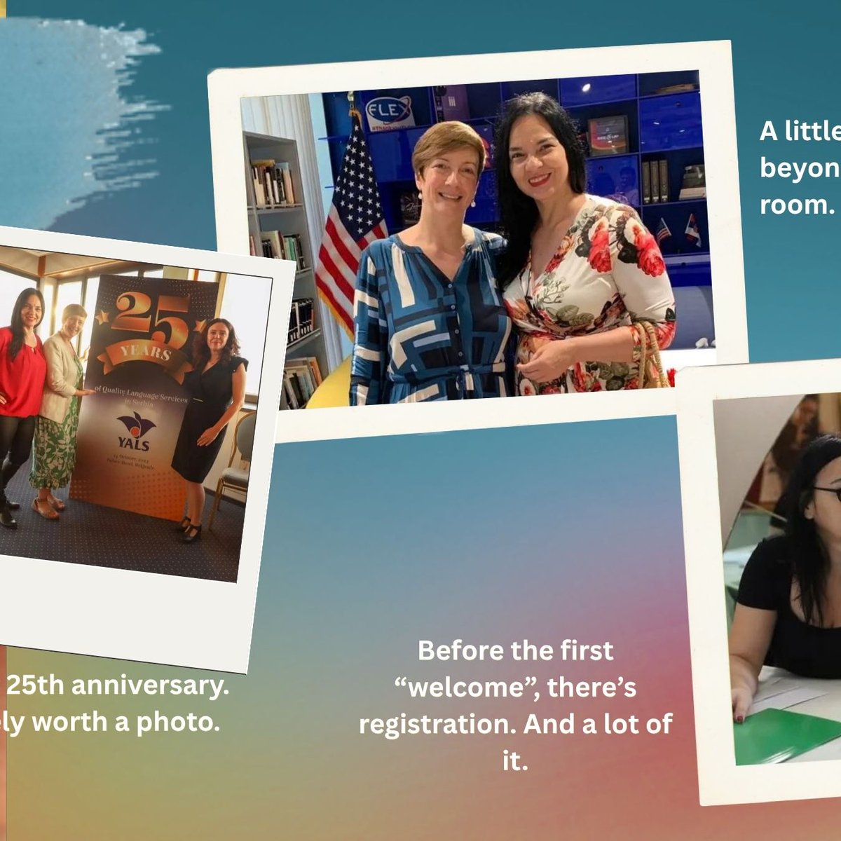 Eaquals's tweet photo. Every association has the work nobody sees.
For #YALS, a lot of it happens thanks to Marija Pejatović, Mirjana Grandov Lacić & Sofija Ljiljak-Vukajlović.
3 women. Plenty to organise. A lot to keep moving 👀
This #CaptureTheMoment is their behind-the-scenes moment.
#Eaquals https://t.co/85vrKmIvB8