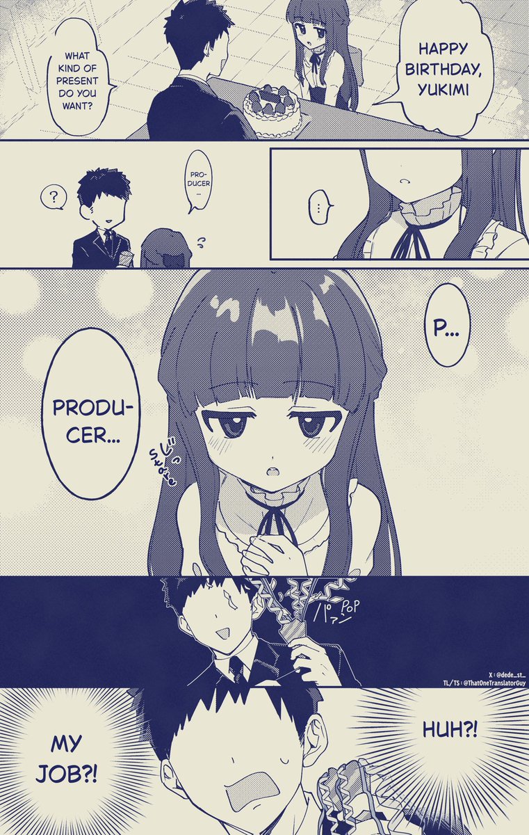 ThatOneUmaLover's tweet photo. 英翻訳 (ENG Translation)

“Happy Birthday”
※ Contains explicit content

Art by : @dede_st_ 
TL/TS by : @ThatOneUmaLover 

#佐城雪美誕生祭2026 #佐城雪美生誕祭2026

🥳 (i don’t see where the explicit is) https://t.co/CndZ0USIPB