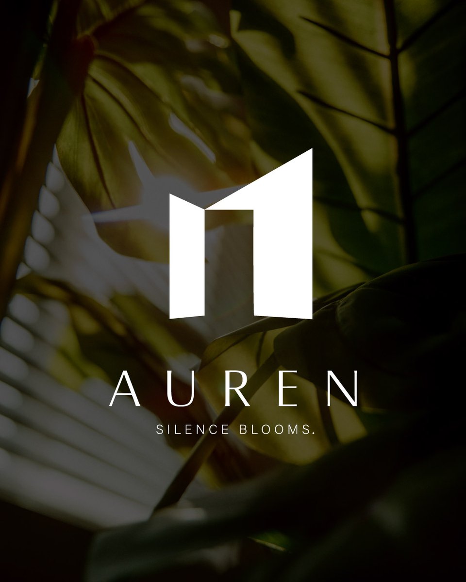 Hue_and_Co's tweet photo. フラワーブランド「AUREN」
人と空間の間に、美しい静けさを。
季節感や空気感と余白感を表現するフラワーブランドをイメージしました。
ロゴアイコンは空間と光が差し込む様子を記号化しました。
#ロゴ制作 #ロゴデザイン #開業準備 #ブランディング #ショップカード #名刺  #お花屋さん #花屋 https://t.co/roAH6ktZle