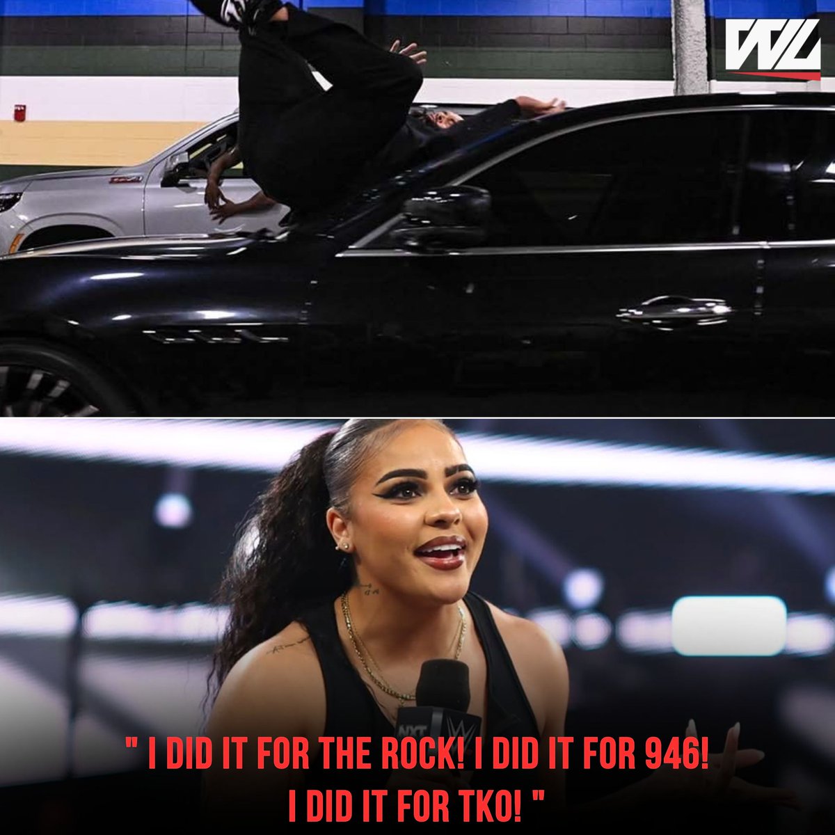 wrestlelamia's tweet photo. Jaida Parker next week 😂 https://t.co/3EWzonPLkE