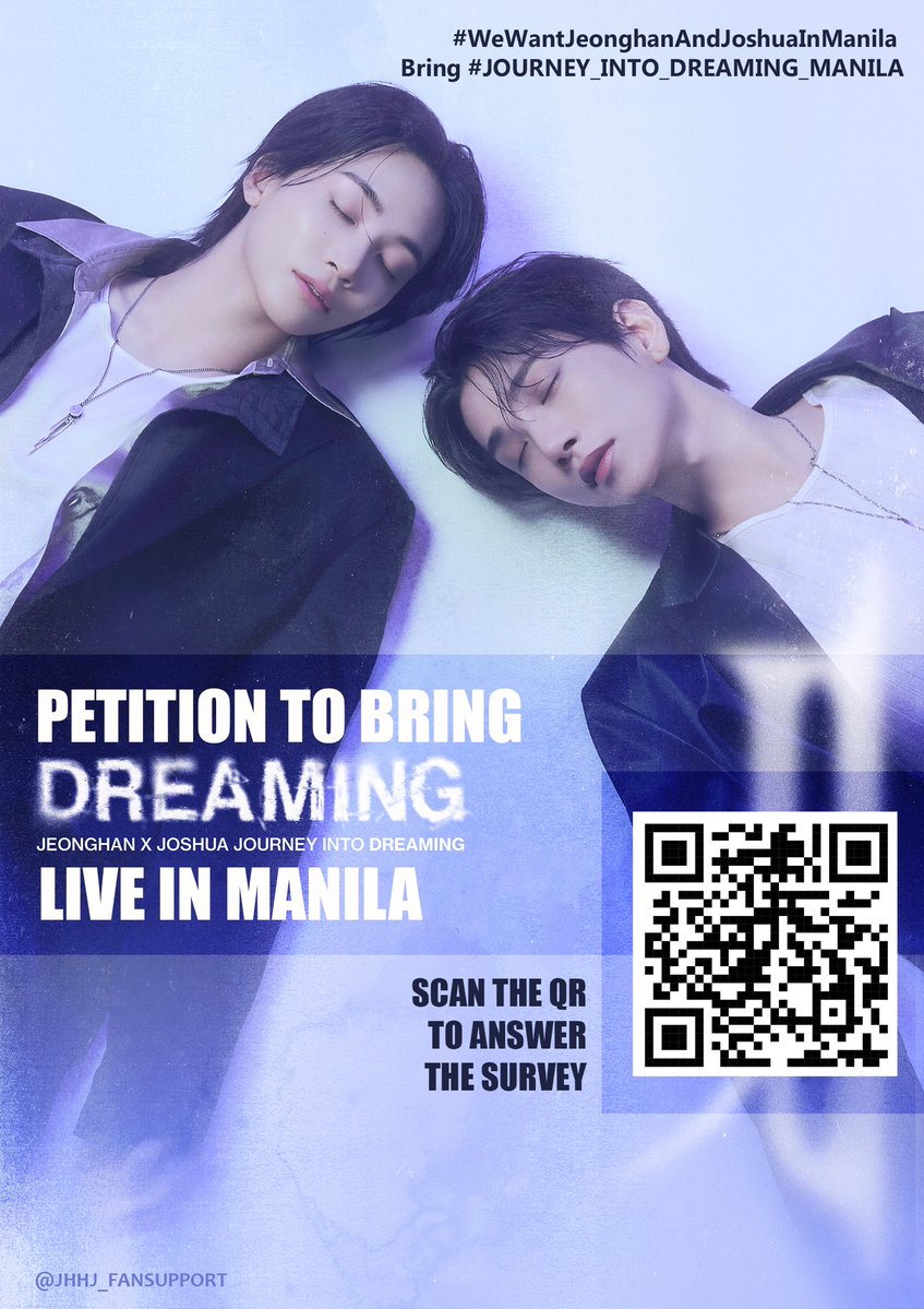 JHHJ_FANSUPPORT's tweet photo. ❕❕CARATs, can we make this happen? 🥹💚

We’d love to see JEONGHAN X JOSHUA’s JOURNEY INTO [DREAMING] come to Manila! Whether you’re a CARAT in the Philippines or an international CARAT willing to travel, please take a moment to answer our petition and interest survey.

Every response helps show the demand for a Manila stop.

📝 Sign the petition & answer the survey: https://t.co/zmYEcFJDMP

Use the tags
#WeWantJeonghanAndJoshuaInManila
Bring #JOURNEY_INTO_DREAMING_MANILA

————

#JxJ #정한x조슈아
#JEONGHAN #정한 #JOSHUA #조슈아
