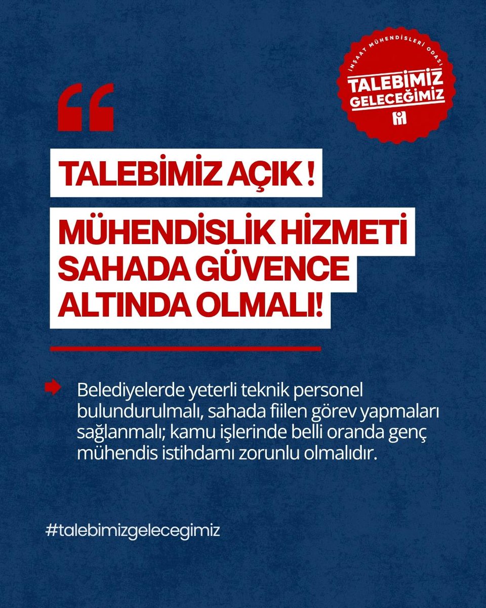 imomerkez's tweet photo. Taleplerimizi İlgili Kurumlara Bildiriyoruz
📌Kaydırarak taleplerimizi inceleyebilir, görüşlerinizi yorumlarda bizimle paylaşabilir ve gönderimizi daha fazla kişiye ulaştırmak için paylaşabilirsiniz.
#talebimizgeleceğimiz #inşaatmühendisliği #İMO #inşaatmühendisleriodası https://t.co/HxQ9hgZfOD