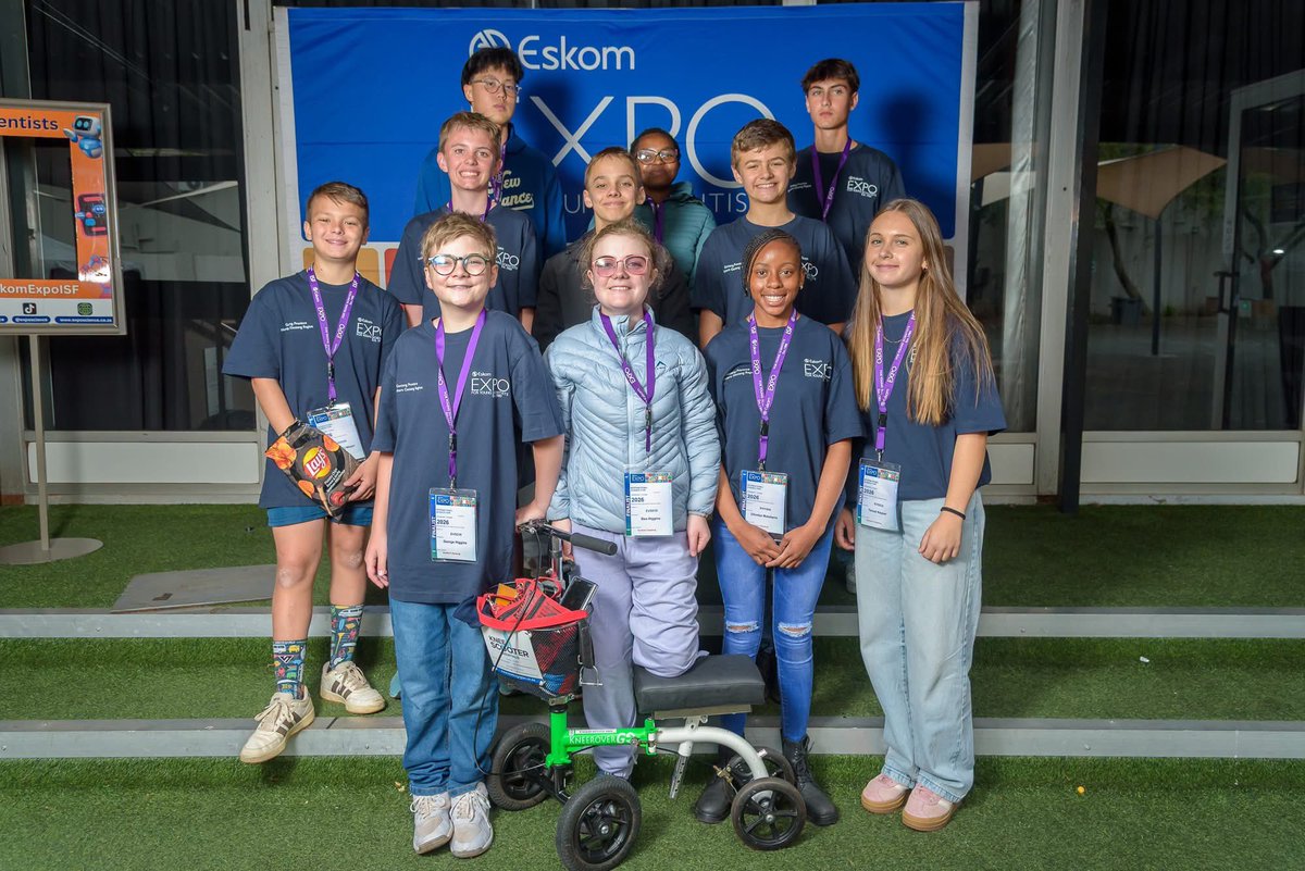 Exposcience's tweet photo. Months of questioning, researching, testing and refining ideas have brought young scientists from South Africa and around the world to the 2026 Eskom Expo for Young Scientists International Science Fair (ISF), where their research will take centre stage and new opportunities await.

The opening of ISF saw 316 South African young scientists from 35 regions across all nine provinces, joined by 24 international participants from Brazil, India, Ireland, Russia, Lesotho, Namibia, China, Türkiye, Tunisia, Mozambique, and Ghana, attending both in person and virtually, come together at the Birchwood Hotel and OR Tambo Conference Centre from 29 September to 2 October. 

Their arrival marks the culmination of a journey that, for South African participants, has included workshops, compulsory District Expos, Regional Science Fairs, judging, feedback and further project development.

Read more: https://t.co/t0SGAMEV7U

#DiscoverEskomExpo #EskomExpoISF