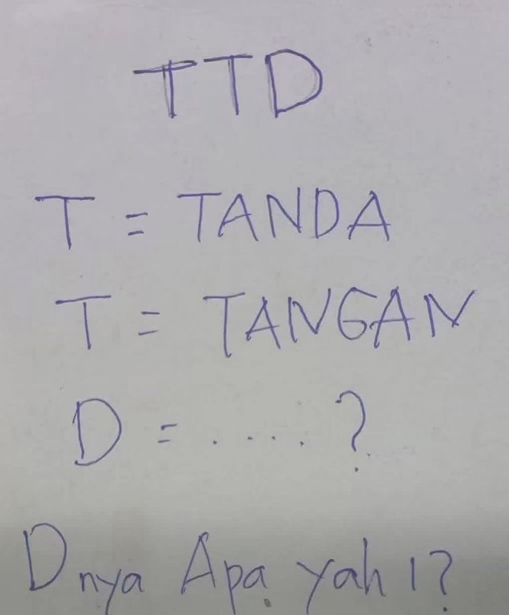 recehtapisayng's tweet photo. D nya apa ? https://t.co/wOZiBSHZ77