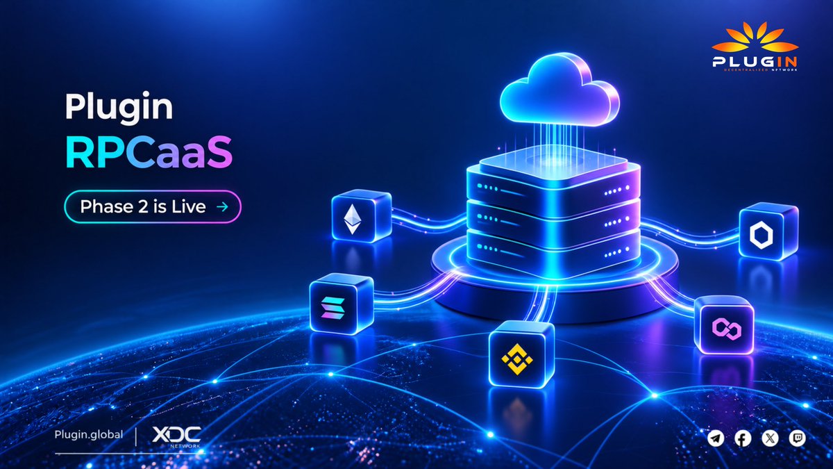 GoPlugin's tweet photo. ๐Plugin RPCaaS Phase 2 is LIVE
Faster routing. Real-time WebSockets. Self-service node onboarding. Full visibility for both users and operators.
Built for teams that need reliable RPC โ and for node operators who want to contribute and get paid for it.
Thread ๐
#PluginRPC #XDCNetwork #BuildOnXDC
