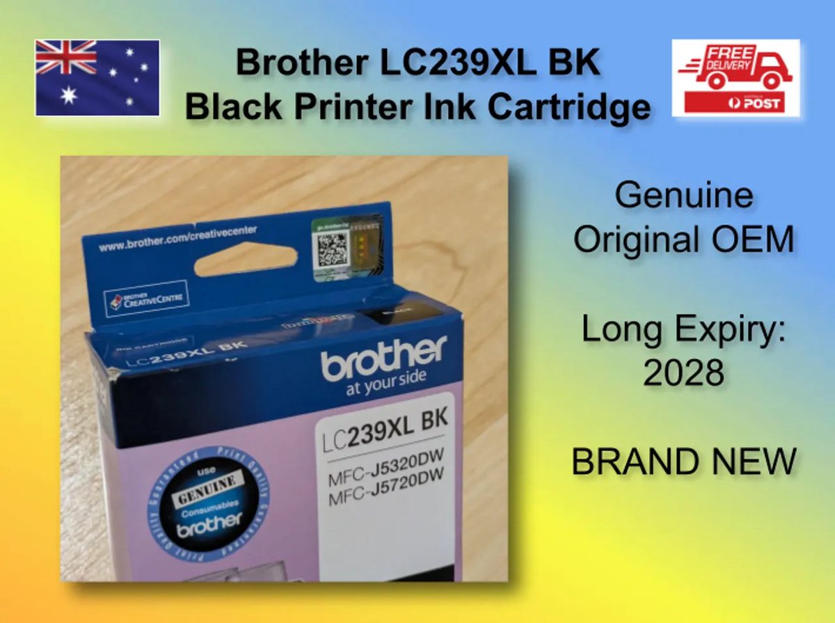 TeamZanobay's tweet photo. Brother LC239XL BK Black Ink Cartridge - OEM Genuine Ink - 4.87 ZANO $28.00 fUSD

https://t.co/bR5iNBihoZ

#Zano #ZanoBay #Monero https://t.co/oMm3MR4xjb