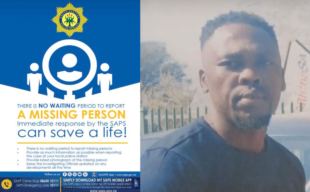 _ArriveAlive's tweet photo. The Mamelodi SAPS is seeking the public's assistance in locating 35-year-old Sello Caswell Matea
https://t.co/Gx5nYUe7nv
#ArriveAlive #MissingPerson @SAPoliceService https://t.co/hkXkTSGlem