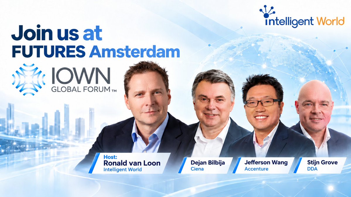 Ronald_vanLoon's tweet photo. Everyone agrees Europe needs sovereign AI. Nobody agrees what it costs to build.

Thursday 1 October, FUTURES Amsterdam: I'm leading the panel on moving sovereign AI infrastructure from ambition to implementation, hosted by the IOWN Global Forum.

More about the event: https://t.co/4oAYCVH1pD  

#IOWNPartner @iowngf
