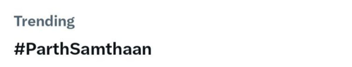 Parthadore's tweet photo. Parth Hashtag is trending 

#ParthSamthaan #SeherHoneKoHai #MahidNiyazi https://t.co/sFS9xs5F1b