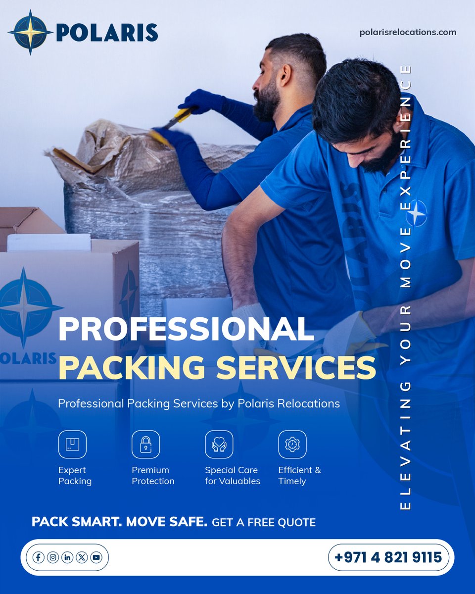 PolarisReloc's tweet photo. 📦 Packing is more than boxes. It is protection in motion. 

🛡️ Polaris offers expert packing, quality materials, careful valuables handling &amp; smooth coordination from packing to move day. 

✨ Move with care. Move with Polaris. 

🌐 Web: https://t.co/5dF3v7mzNi https://t.co/d9A6sgz8qp